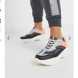 ASOS Design Daily Chunky Trainers Athletic Shoes Size 7 New